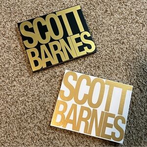 💛 SCOTT BARNES Snatural N° 1 and Glamazon Snatural N° 2 Eyeshadpw Palettes